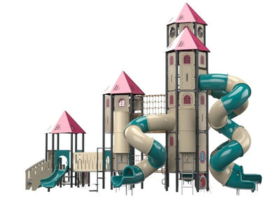 Psagot Playgrounds Springfield B Commercial Playground - Alternate angle of play structure