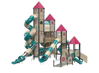 Psagot Playgrounds Springfield B Commercial Playground - Overhead layout view