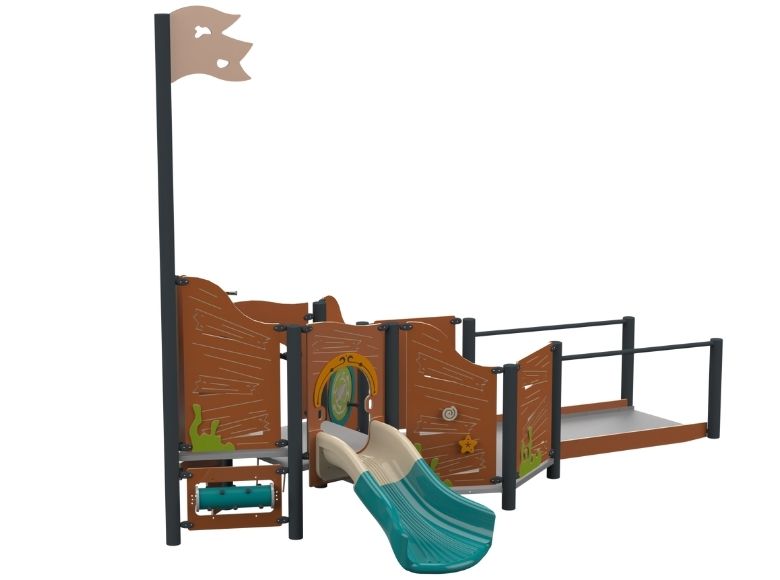 Psagot Playgrounds The Nina B Accessible Playground - HDPE play system for ages 6-23 months