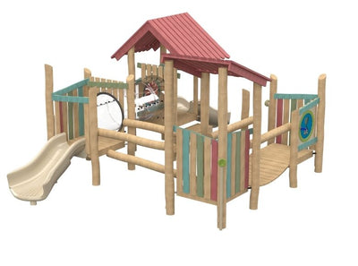 Psagot Playgrounds Fudge - tunnels and balance trails