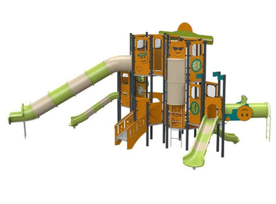 Psagot Playgrounds Richmond D Commercial Playground - Alternate angle of play structure