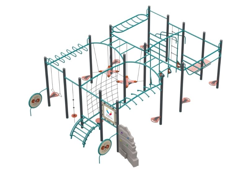 Psagot Playgrounds Messi - multi-station open-air obstacle course for fitness training