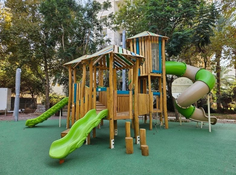 Psagot Playgrounds Parfait - climbing elements and play features