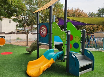 Psagot Playgrounds Alaska Commercial Playground - sensory elements detail