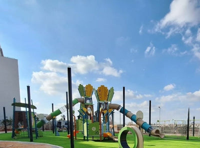 Psagot Playgrounds New Zealand - forest-themed HPL panel graphics