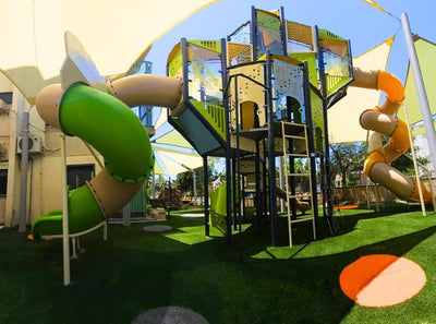 Psagot Playgrounds Nepal - elevated lookout platforms and transition pathways