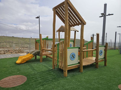 Psagot Playgrounds Fudge - full village layout overview