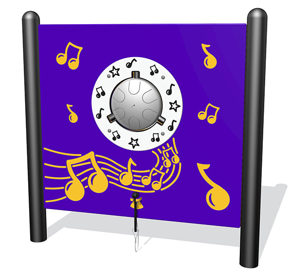 Freestanding Musical Tongue Drum Play Panel