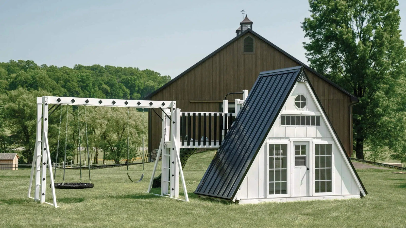 The Aspen A-Frame Playhouse - King Swings