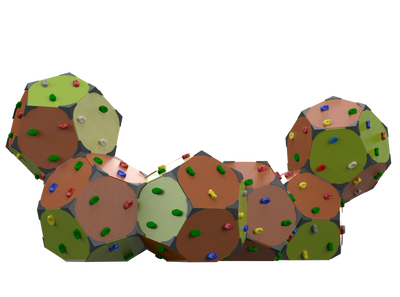 Psagot Playgrounds Climbing Rocks A - commercial playground equipment