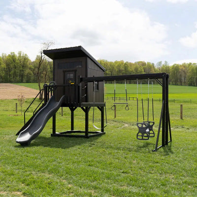 The Cottage Naturalist Vinyl Swing Set - King Swings