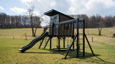 The Cottage Naturalist Vinyl Swing Set - King Swings