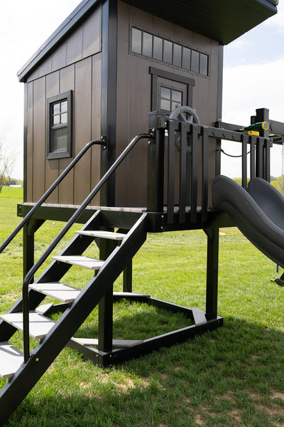 The Cottage Naturalist Vinyl Swing Set - King Swings