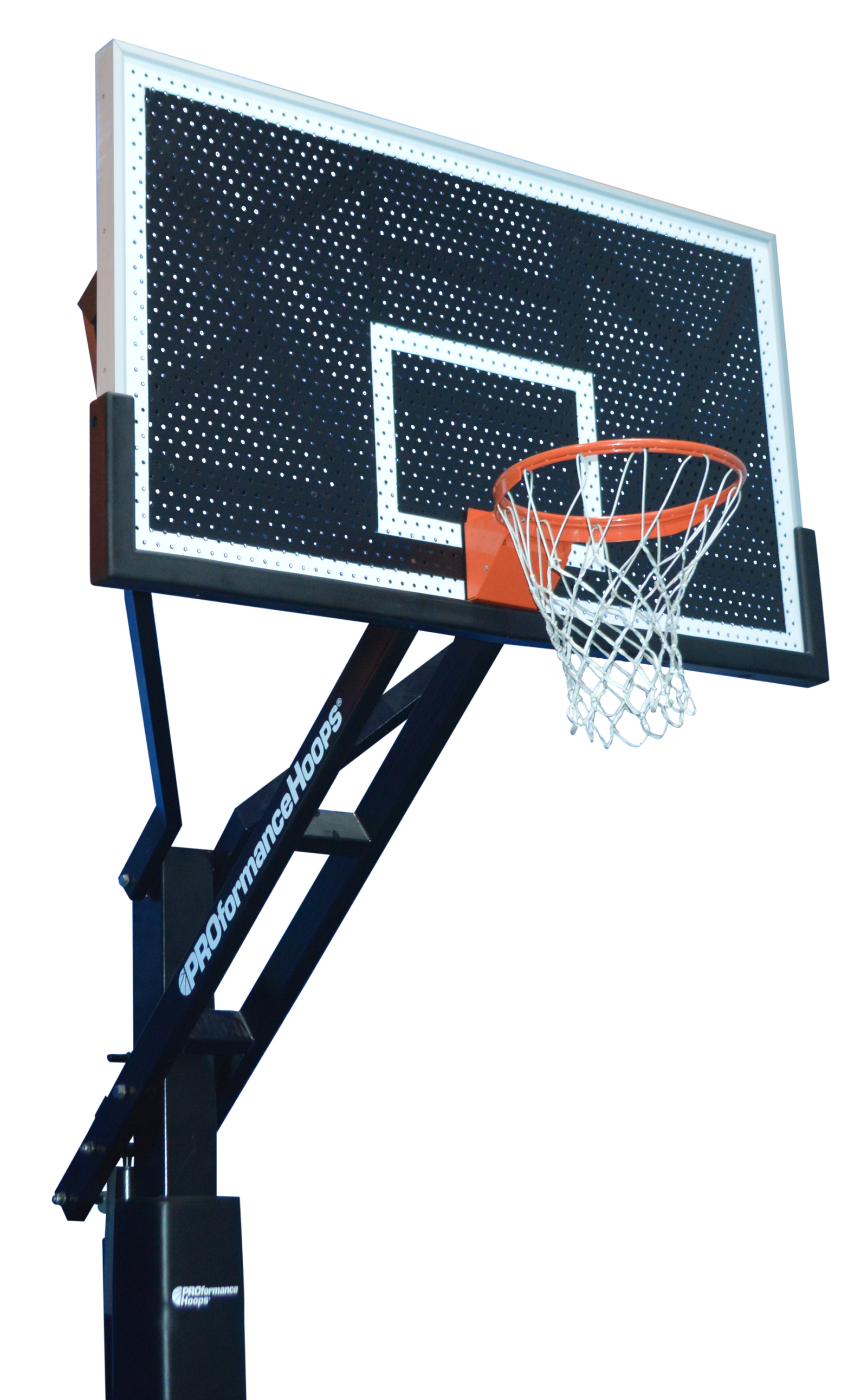 PROview 672 DX in-ground basketball hoop with perforated aluminum backboard
