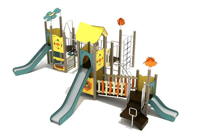 Playground Equipment Pecan Hickory Canopy Quest Play Structure