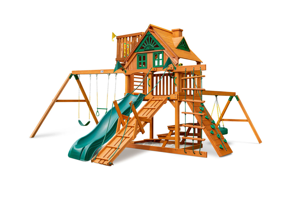 Gorilla-Playsets-Frontier-W-Sky-Loft-Wooden-Swing-Set-W-Treehouse