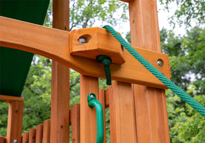 Gorilla-Playsets-Pioneer-Peak-W-Sky-Loft-Wooden-Swing-Set-Rope-Tie