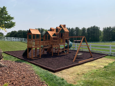 NJ Swingsets Rubber Mulch Pit with Installation