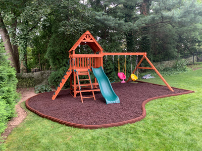 NJ Swingsets Rubber Mulch Pit with Installation