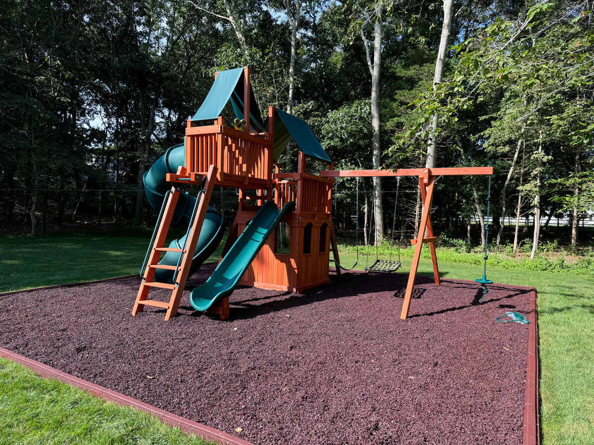 NJ Swingsets Rubber Mulch Pit with Installation