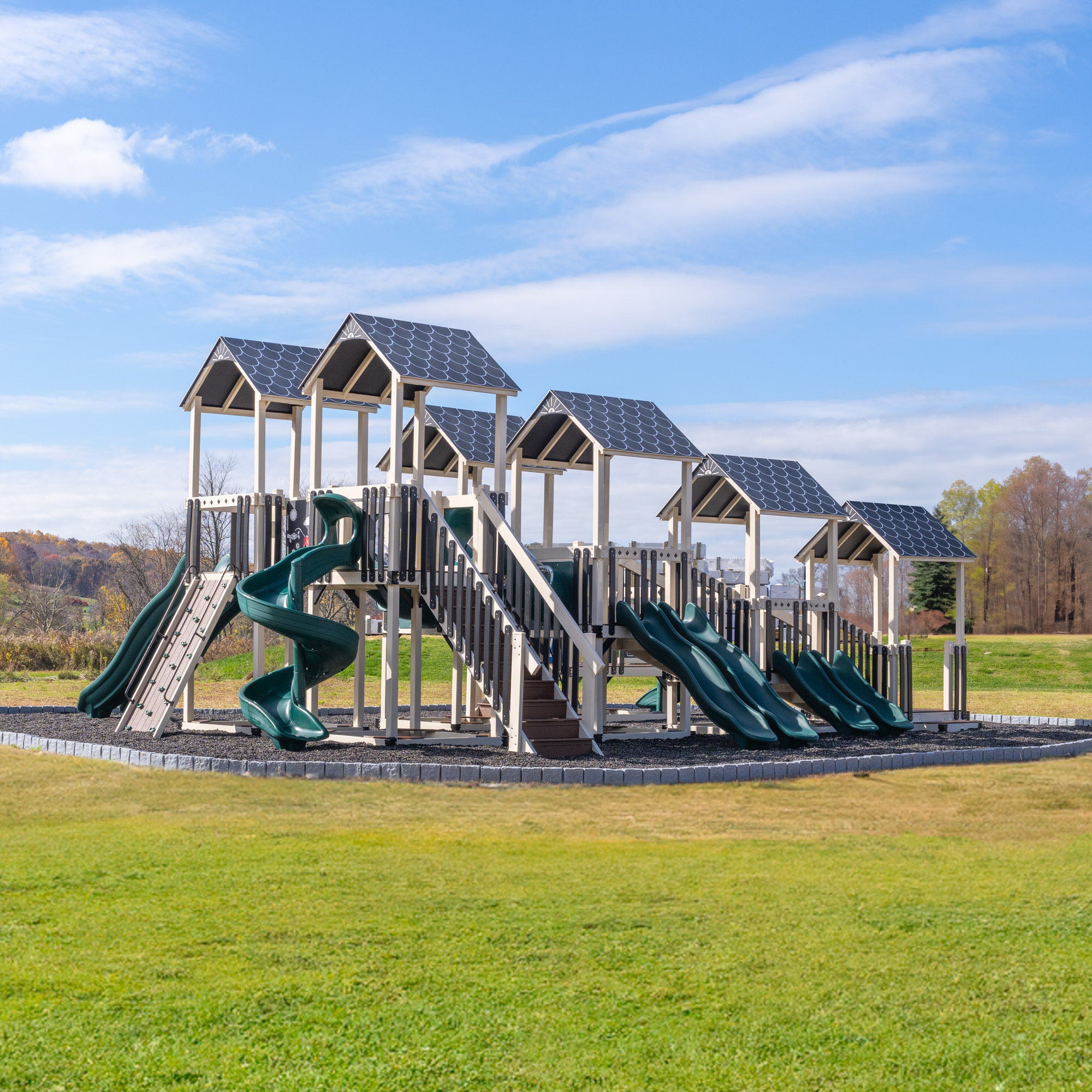 King Swings Commercial Playgrounds Moonwalker NJ Swingsets