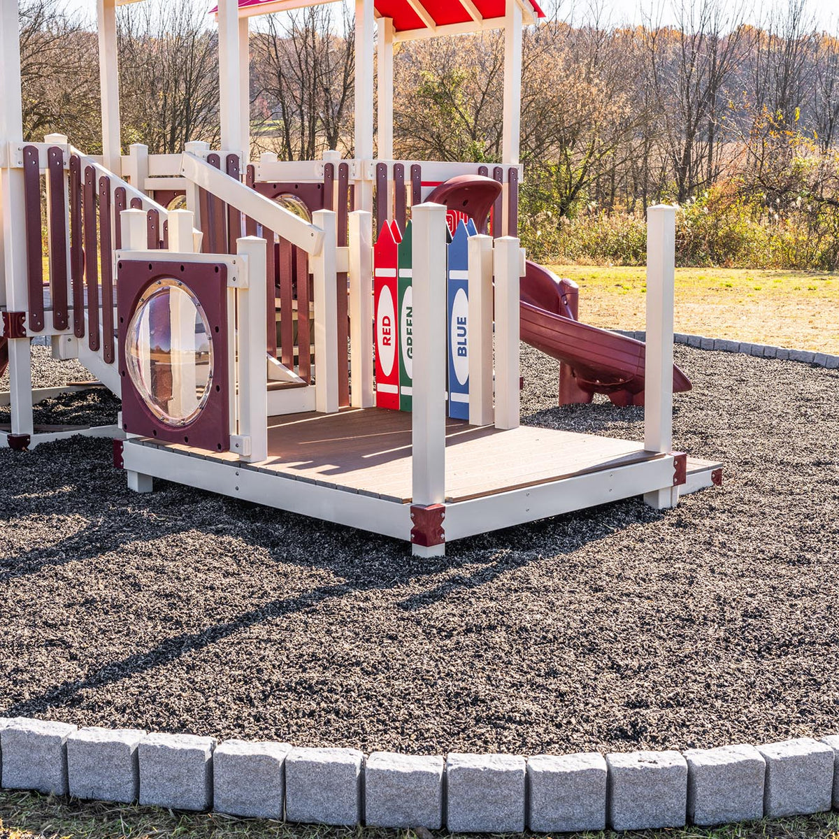 King-Swings-Commercial-Playgrounds-Trail-Blazer-Front-Platform