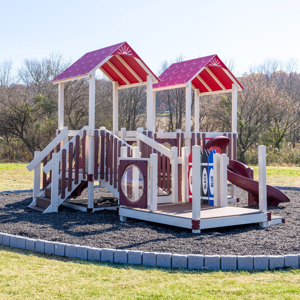 King-Swings-Commercial-Playgrounds-Trail-Blazer-Left-Side