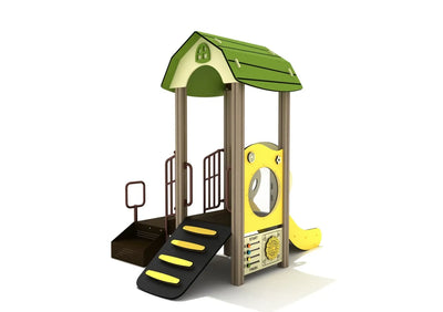Playground Equipment Peach Oak Canopy Quest Play Structure