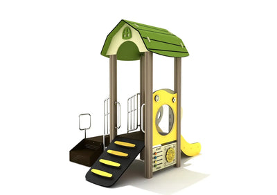 Playground Equipment Peach Oak Canopy Quest Play Structure