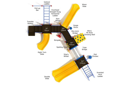 Playground Equipment Cascade Climb