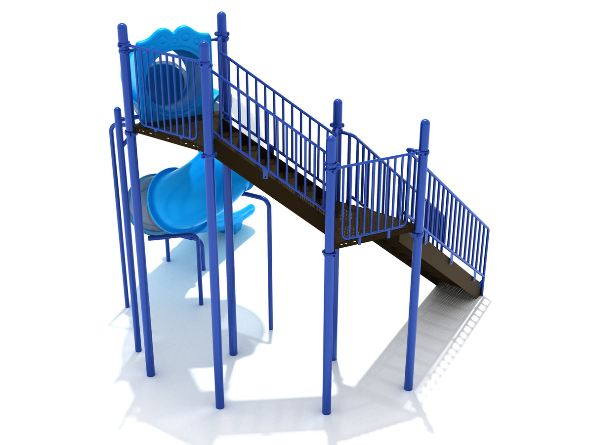 Playground-Equipment-12-Foot-Spiral-Tube-Slide-Back