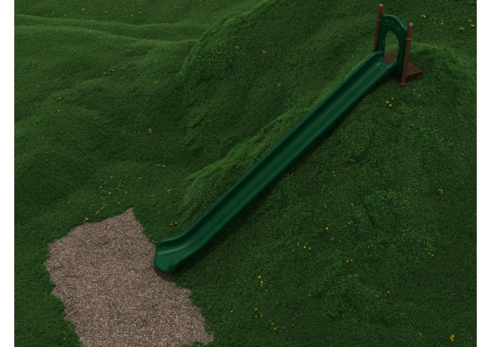Playground-Equipment-22-Foot-Single-Straight-Embankment-Slide