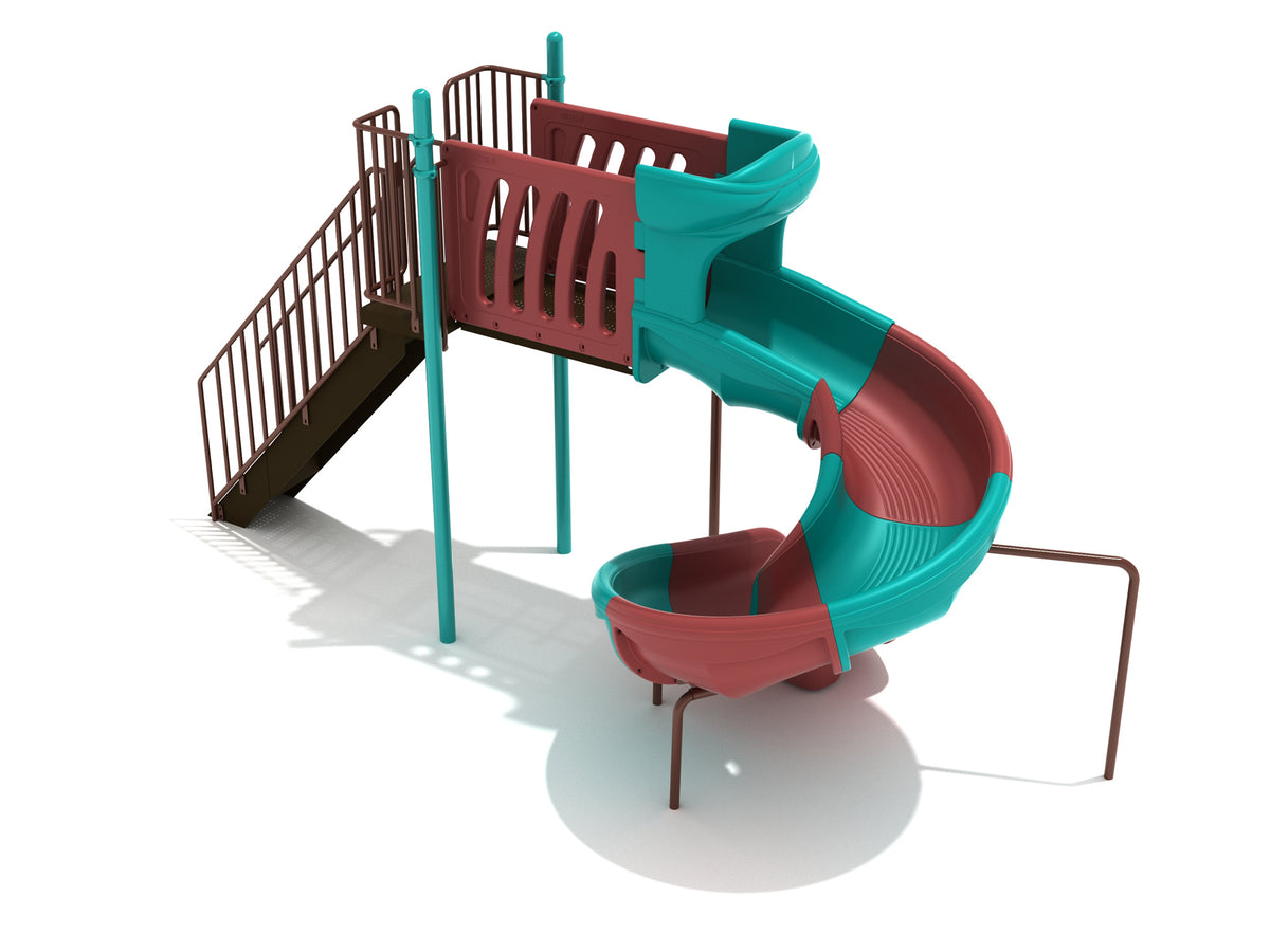 Playground-Equipment-6-Foot-Sectional-Spiral-Slide-Back