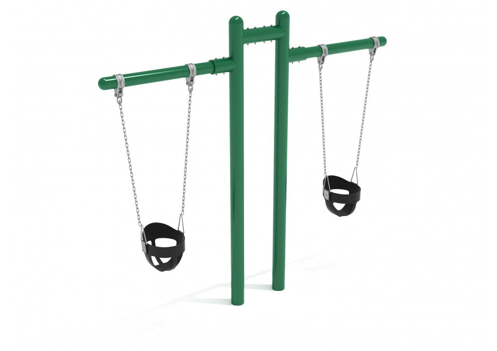 Playground-Equipment-7-Feet-High-Elite-Early-Childhood-T-Swing-2-Cantilevers