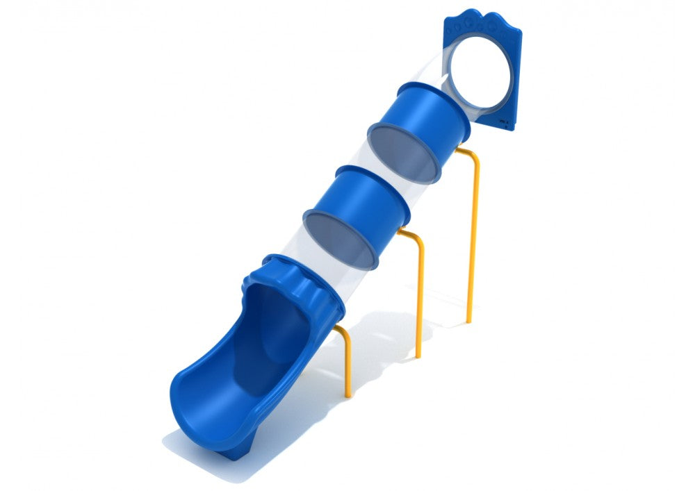 Playground-Equipment-7-Foot-Straight-Tube-Slide-Slide-and-Mounts-Only