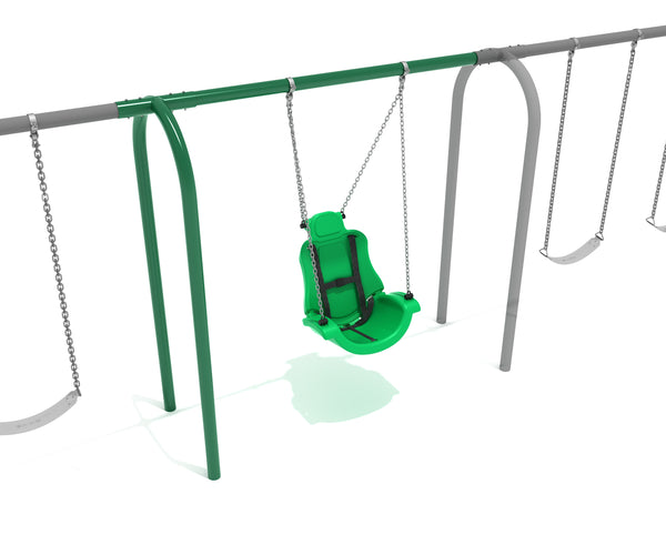 Playground Equipment 8 Feet High Elite Arch Post Adaptive Swing - Add ...