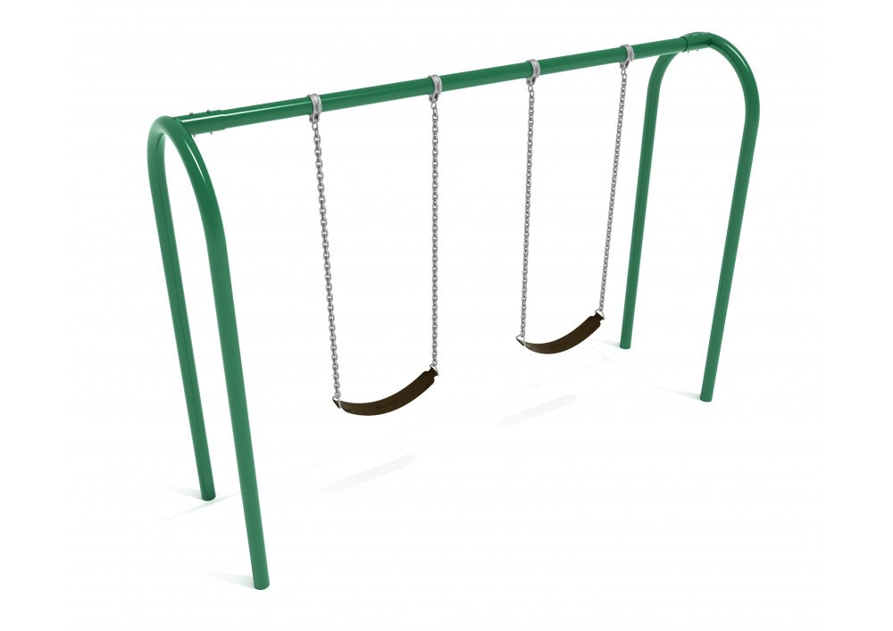 Playground-Equipment-8-Feet-High-Elite-Arch-Post-Swing-1-Bay