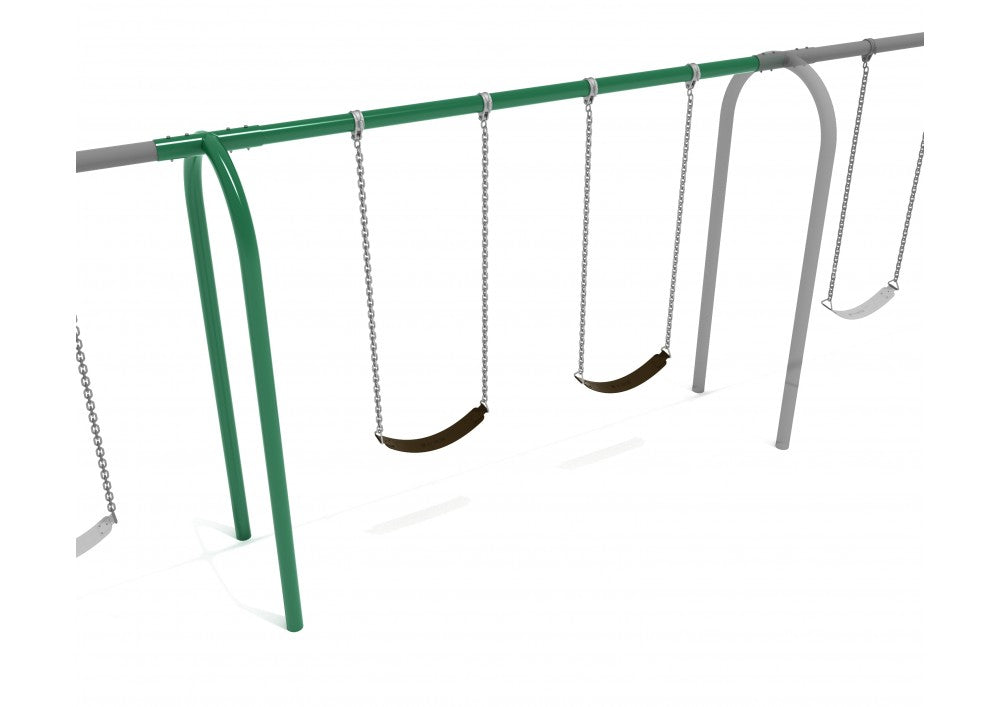Playground-Equipment-8-Feet-High-Elite-Arch-Post-Swing-Add-A-Bay