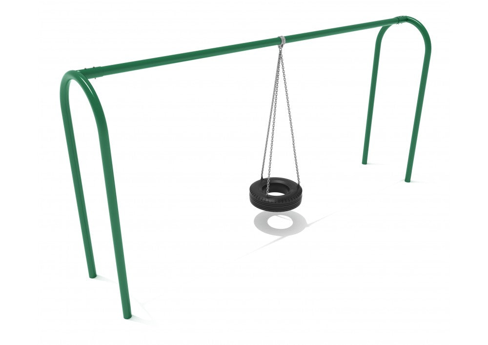 Playground-Equipment-8-Feet-High-Elite-Arch-Post-Tire-Swing
