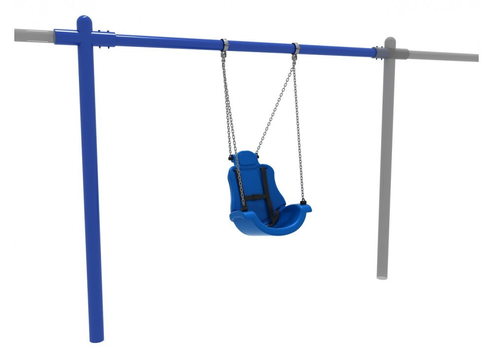 Playground-Equipment-8-Feet-High-Elite-Single-Post-Adaptive-Swing-Add-A-Bay