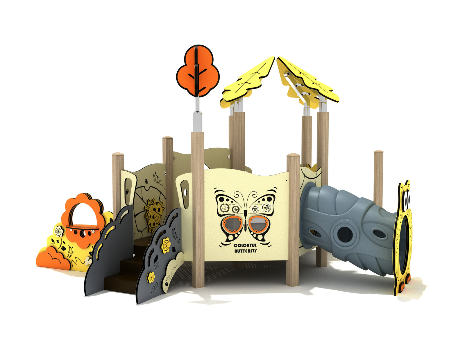 Playground-Equipment-Apache-Plume-Canopy-Mini-Play-Structure-Iron-Guard-Back