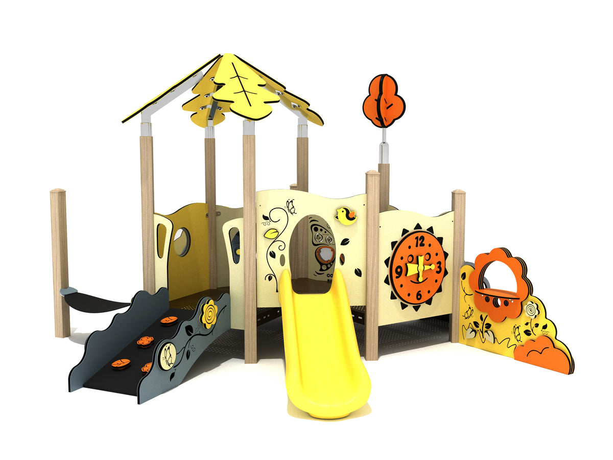 Playground-Equipment-Apache-Plume-Canopy-Mini-Play-Structure-Iron-Guard-Front