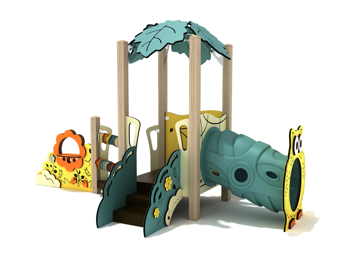 Playground-Equipment-Banana-Shrub-Canopy-Mini-Play-Structure-Iron-Guard-Back