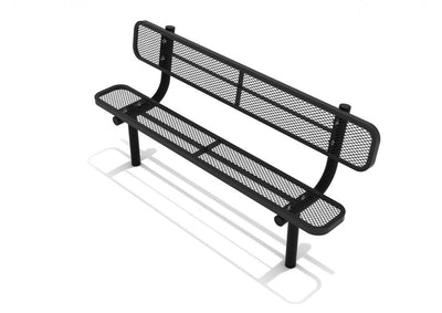 Playground-Equipment-Commercial-Amenities-6-Ft-Expanded-Steel-Bench-Black