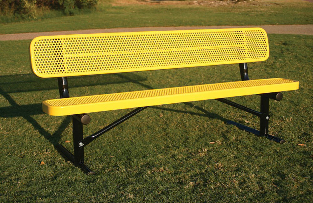 Playground-Equipment-Commercial-Amenities-Perforated-Steel-Traditional-Rectangular-Bench-W-Back