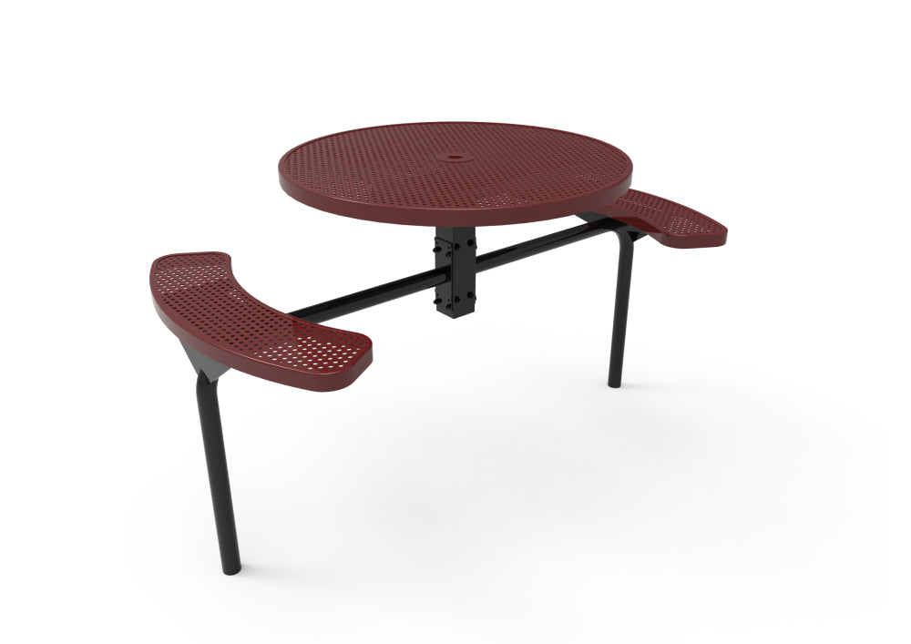 Playground-Equipment-Commercial-Amenities-Round-Nexus-PedestalTable-W-PerforatedSteel2IG