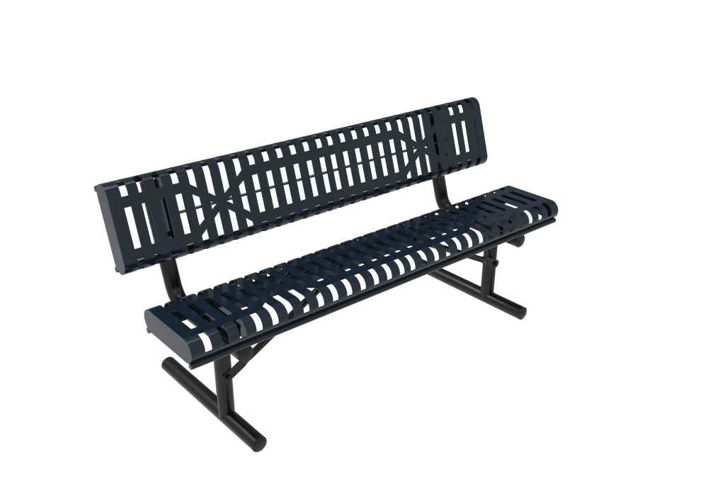 Playground-Equipment-Commercial-Amenities-Slatted-Steel-Rolled-Bench-W-Back-Portable