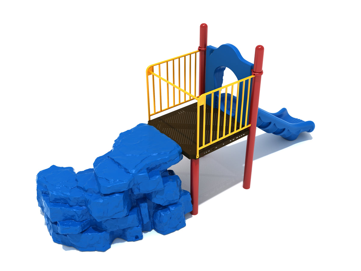 Playground-Equipment-Commercial-Boulder-Climber-With-Slide-Back