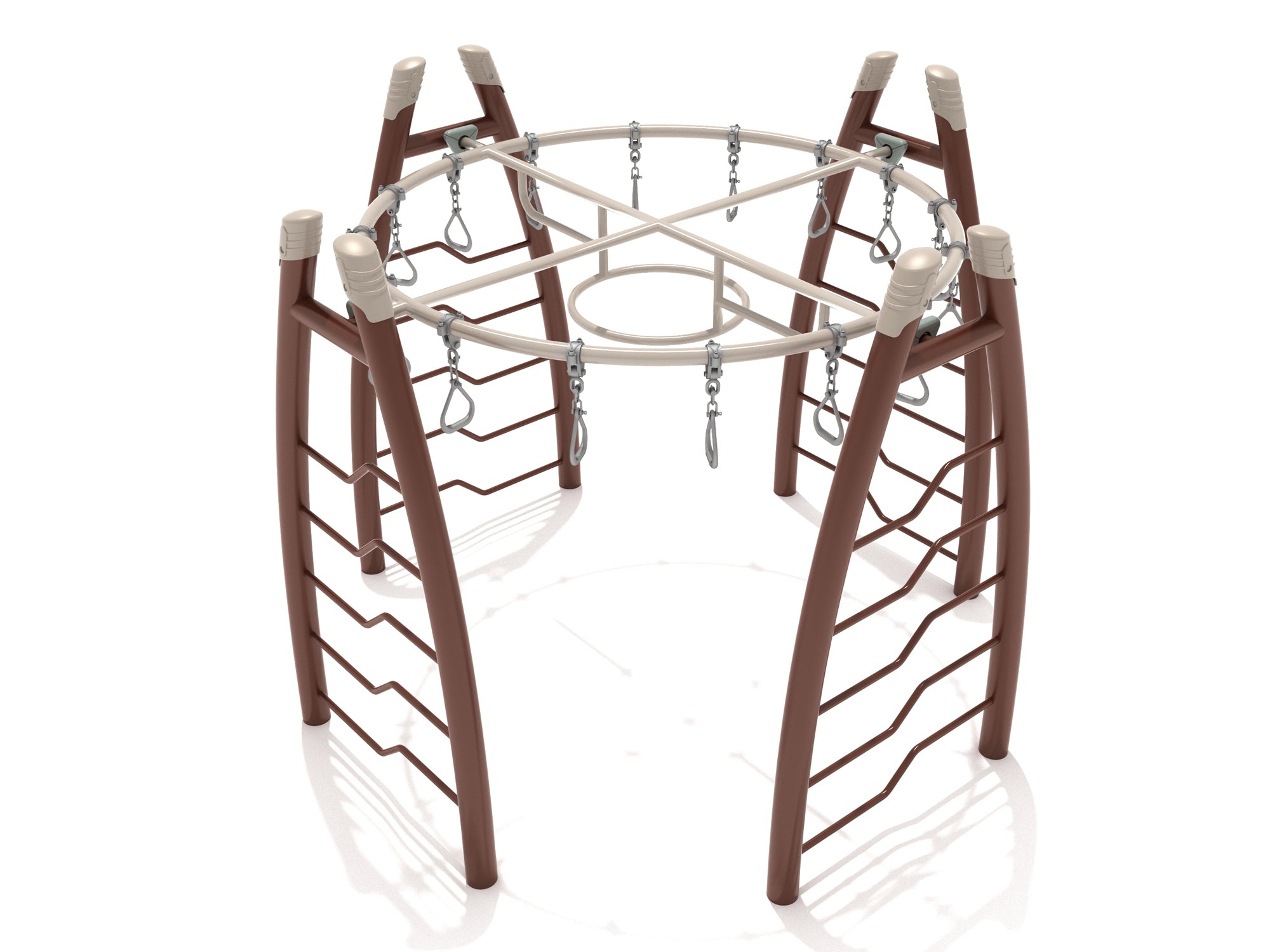 Playground-Equipment-Commercial-Curved-Post-Circle-Overhead-Swinging-Ring-Ladder