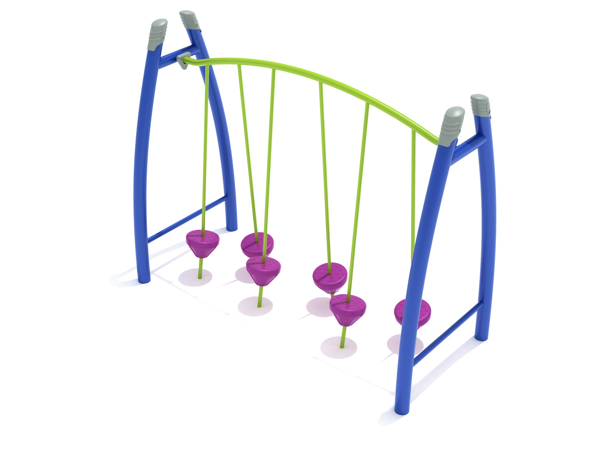 Playground-Equipment-Commercial-Curved-Post-Tilted-Pebble-Bridge